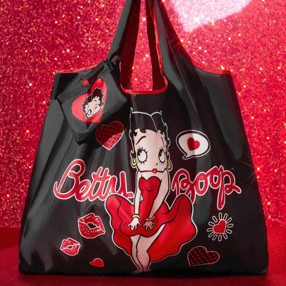 Handbags - Betty Boop Black Tote Bag